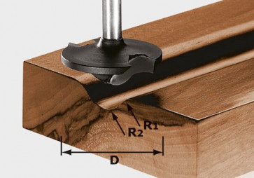 Festool Profilfräser HW Schaft 8 mm HW S8 D42/13/R6+12