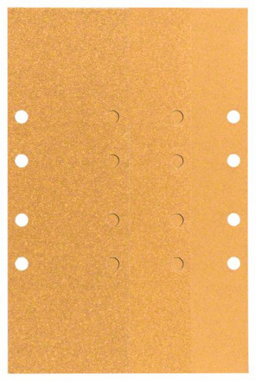 Bosch Schleifblatt C470, 10er-Pack, 8 Löcher, gespannt, 93 x 230 mm, 60, 80, 120, 5 Stück