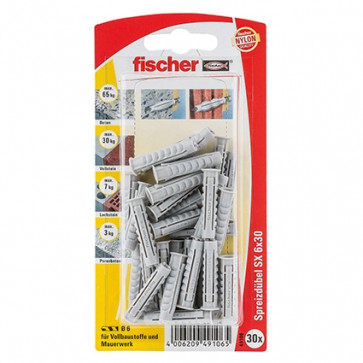 fischer Dübel SX 6x30 K (30), 5 Stück