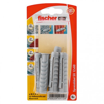 fischer Dübel SX 12x60 K (6), 5 Stück