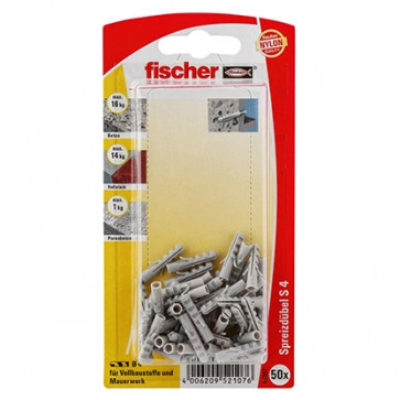 fischer Dübel S 4 K (50), 5 Stück
