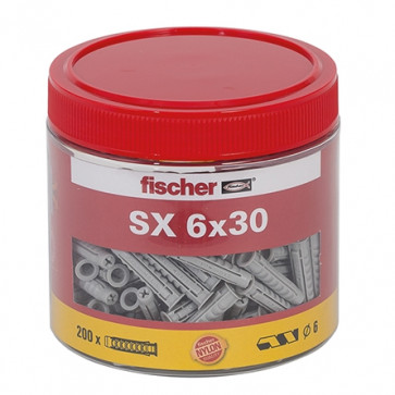 fischer Dübel SX 6x30 Dose (200)