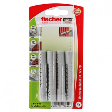 fischer Universaldübel UX 12x70 K (4), 5 Stück