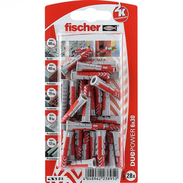 fischer DUOPOWER 6x30 K (28), 5 Stück