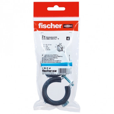 fischer Gelenkrohrschelle FGRS Plus 1" B (2), 10 Stück