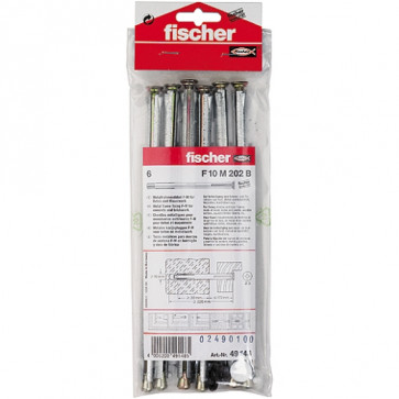 fischer Fensterrahmendübel F 10 M 202 B (6), 5 Stück