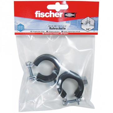 fischer Gelenkrohrschelle FGRS Plus 1/2" B (2), 10 Stück