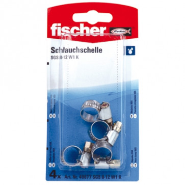 fischer Schlauchschelle SGS 8-12 W2 K (4), 10 Stück