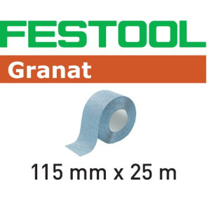 Festool Schleifrolle 115x25m P80 GR Granat