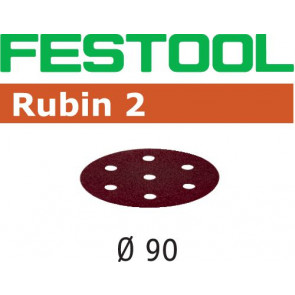 Festool Schleifscheibe STF D90/6 P120 RU2/50 Rubin 2