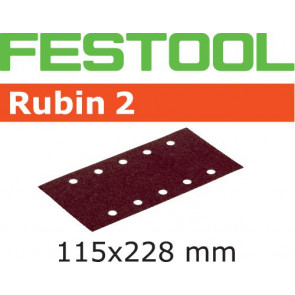 Festool Schleifstreifen STF 115X228 P180 RU2/50 Rubin 2