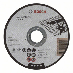 Bosch Trennscheibe gerade Expert for Inox AS 46 T INOX BF, 125 mm, 22,23 mm, 1,6 mm, 25 Stück
