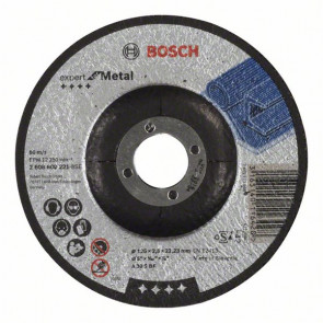 Bosch Trennscheibe gekröpft Expert for Metal A 30 S BF, 125 mm, 22,23 mm, 2,5 mm, 25 Stück