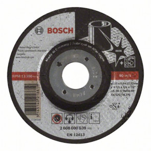 Bosch Schruppscheibe gekröpft Expert for Inox AS 30 S INOX BF, 115 mm, 22,23 mm, 6 mm, 10 Stück