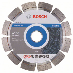 Bosch Diamanttrennscheibe Expert for Stone, 150 x 22,23 x 2,4 x 12 mm