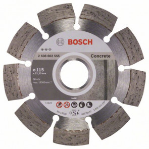 Bosch Diamanttrennscheibe Expert for Concrete, 115 x 22,23 x 2,2 x 12 mm