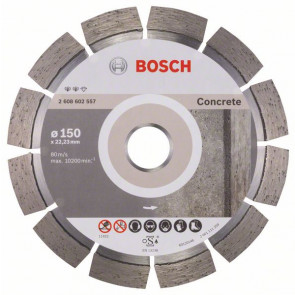 Bosch Diamanttrennscheibe Expert for Concrete, 150 x 22,23 x 2,4 x 12 mm