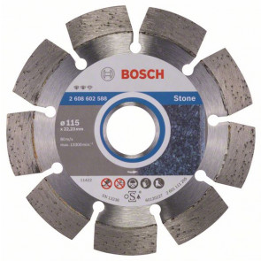Bosch Diamanttrennscheibe Expert for Stone, 115 x 22,23 x 2,2 x 12 mm