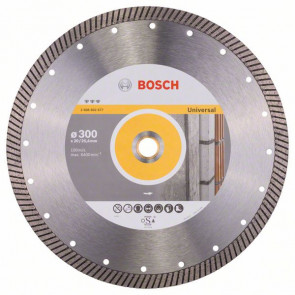 Bosch Diamanttrennscheibe Best for Universal Turbo, 300 x 20,00/25,40 x 3 x 15 mm