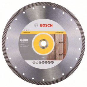 Bosch Diamanttrennscheibe Expert for Universal Turbo, 300 x 20,00/25,40 x 2,2 x 12 mm