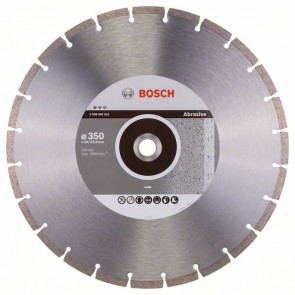 Bosch Diamanttrennscheibe Standard for Abrasive, 350 x 20,00/25,40 x 2,8 x 10 mm