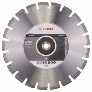 Bosch Diamanttrennscheibe Standard for Asphalt, 350 x 20,00/25,40 x 3,2 x 8 mm