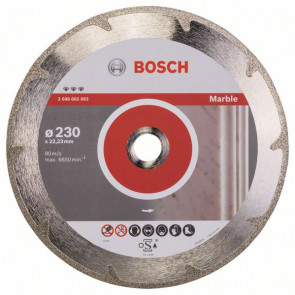 Bosch Diamanttrennscheibe Best for Marble, 230 x 22,23 x 2,2 x 3 mm