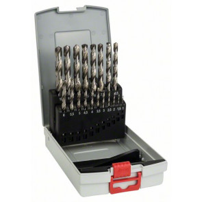 Bosch Metallbohrer-Set HSS-G, ProBox, 19-teilig, DIN 338, 135° 1-10 mm