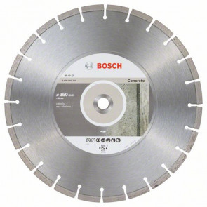 Bosch Diamanttrennscheibe Standard for Concrete, 350 x 20,00 x 2,8 x 10 mm