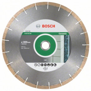 Bosch Diamanttrennscheibe Best for Ceramic and Stone, 300 x 25,40 x 1,8 x 10 mm