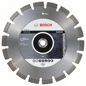 Bosch Diamanttrennscheibe Best for Asphalt, 300 x 20 x 3,2 x 12 mm