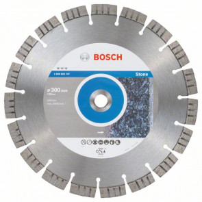 Bosch Diamanttrennscheibe Best for Stone, 300 x 20,00 x 2,8 x 15 mm