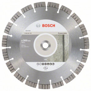 Bosch Diamanttrennscheibe Best for Concrete, 300 x 20,00 x 2,8 x 15 mm