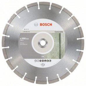 Bosch Diamanttrennscheibe Standard for Concrete, 300 x 20,00 x 2,8 x 10 mm