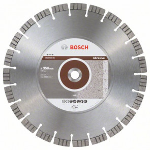 Bosch Diamanttrennscheibe Best for Abrasive, 350 x 20,00 x 3,2 x 15 mm