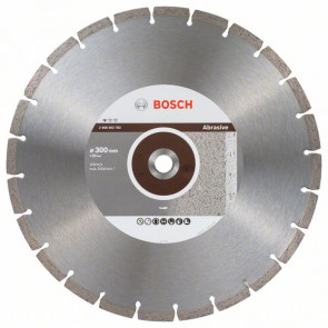 Bosch Diamanttrennscheibe Standard for Abrasive, 300 x 20,00 x 2,8 x 10 mm