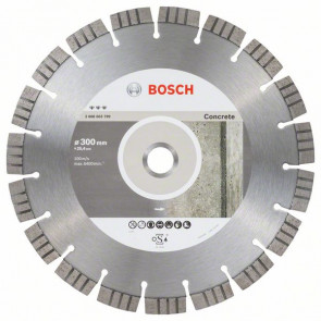 Bosch Diamanttrennscheibe Best for Concrete, 300 x 25,40 x 2,8 x 15 mm