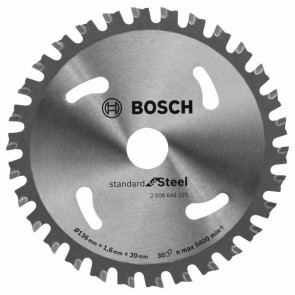 Bosch Kreissägeblatt Standard for Steel, 136 x 20 x 1,6, 30