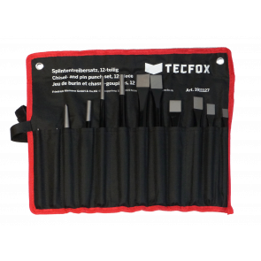 TECFOX Meißel-und Splintentreibersatz 12-teilig