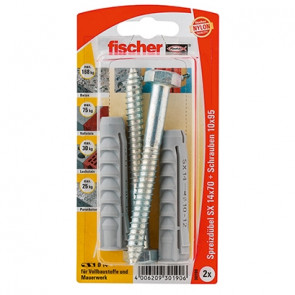 fischer Dübel SX 14x70 S K (2), 5 Stück