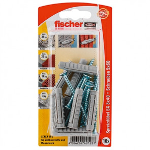 fischer Dübel SX 8x40 S K (10), 5 Stück