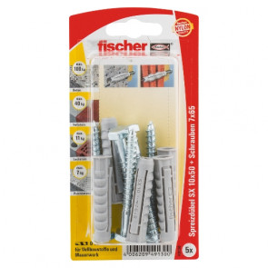 fischer Dübel SX 10x50 S K (5), 5 Stück