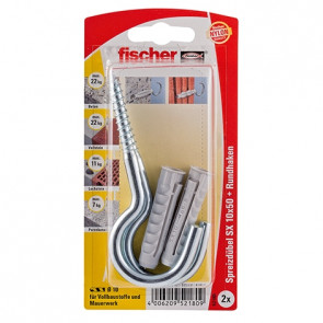 fischer Dübel SX 10x50 HV K (2), 5 Stück