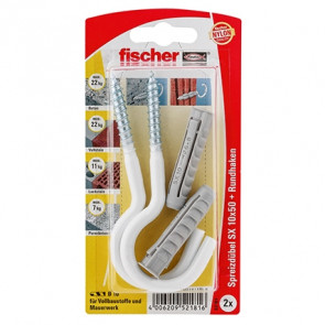 fischer Dübel SX 10x50 HN K (2), 5 Stück