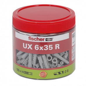 fischer Universaldübel UX 6x35 R Dose (185)