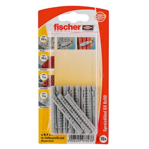 fischer Dübel SX 6x50 K (10), 5 Stück