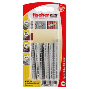 fischer Dübel SX 8x65 K (10), 5 Stück