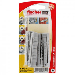 fischer Dübel SX 14x70 K (4), 5 Stück