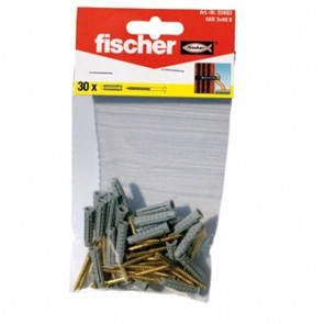 fischer Sockelleistenbefestigung SKB 3x40 K (30), 5 Stück